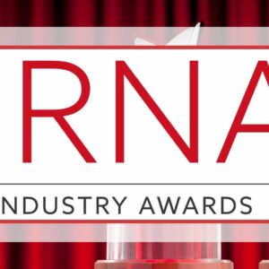 Awards in the background with text RNA Industry Awards 2021