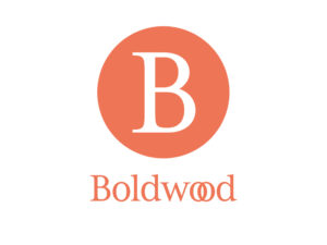 Boldwood books logo - orange
