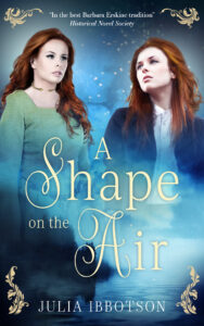 cover for A Shape in the Air featuring two redhead women
